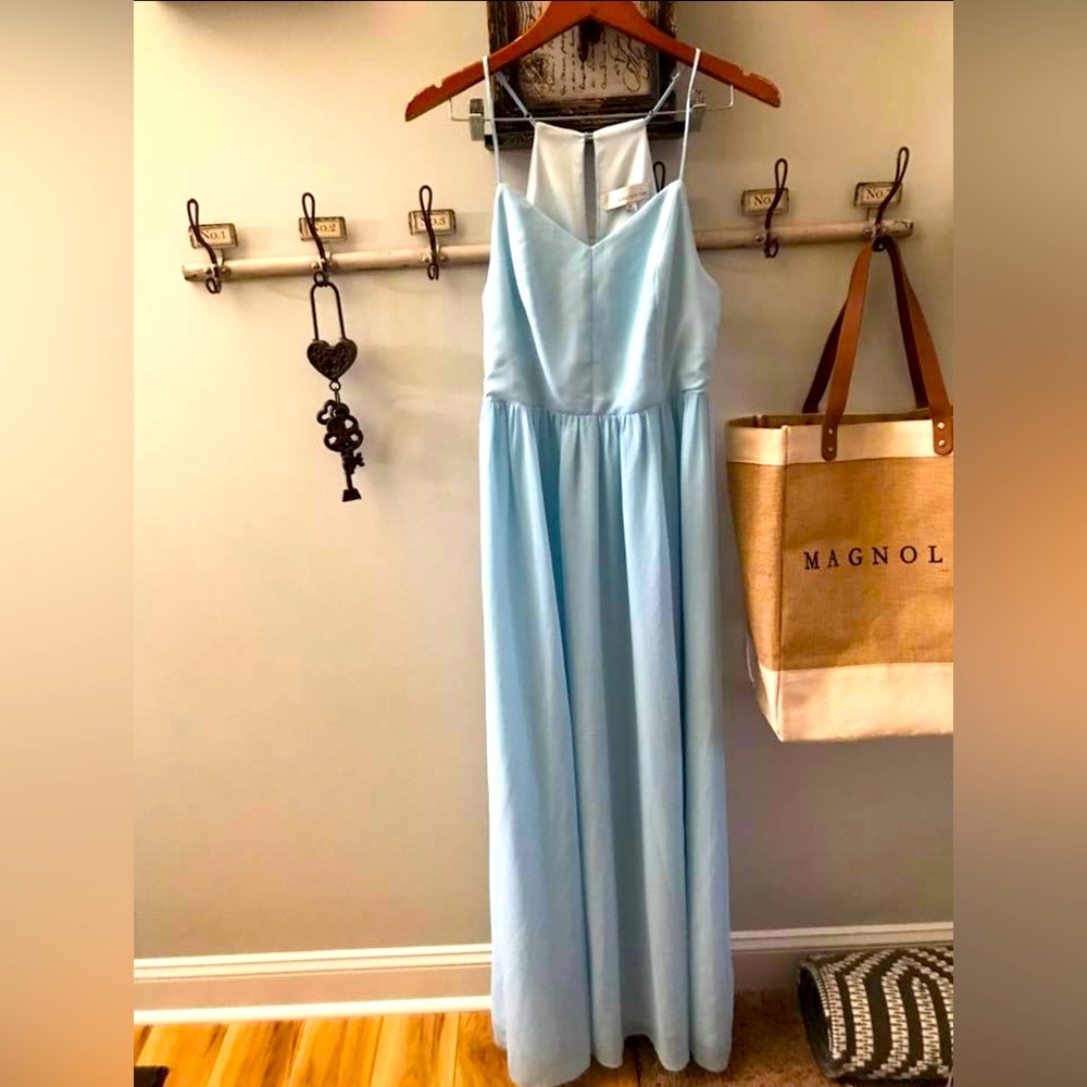 Adelyn Rae Maxi Formal Dress • Size Medium • Beautiful Powder Sky Blue - Picture 2 of 3